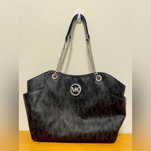 Michael Kors Black Leather Purse